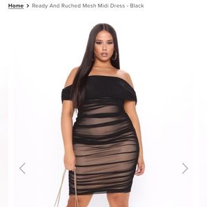 Brand new ! Fashion nova black dress